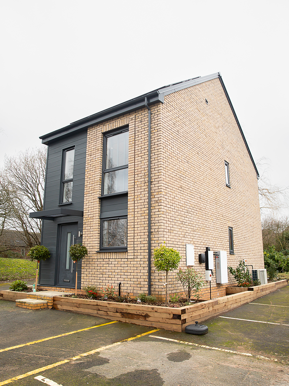 Ultrahome external with Daikin heat pump installed