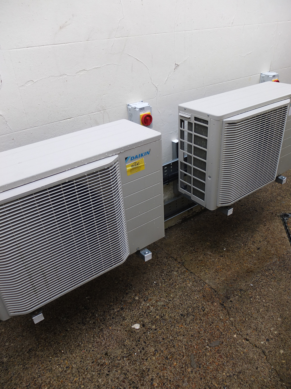 Two Daikin outdoor units