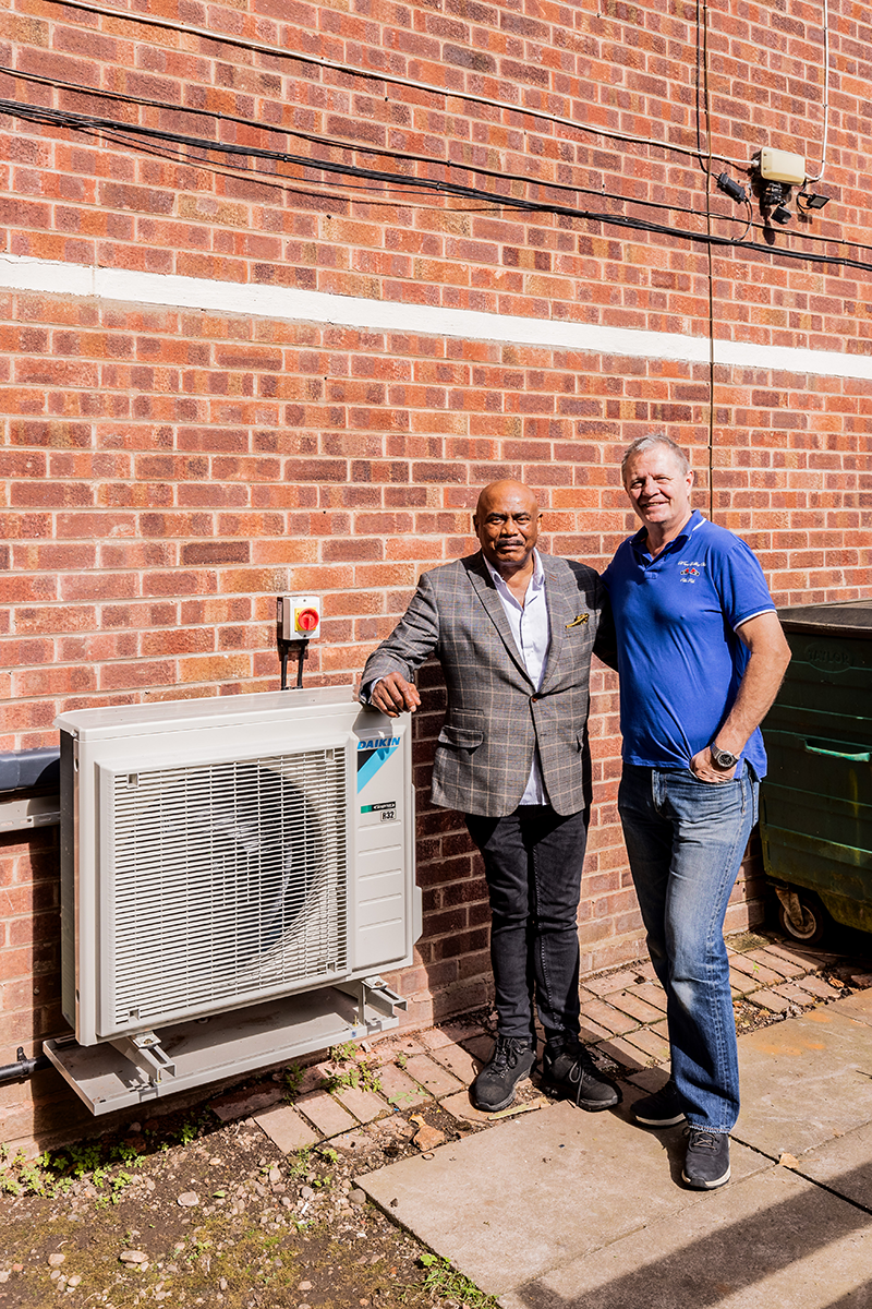Daikin outdoor unit at Wakefield Road