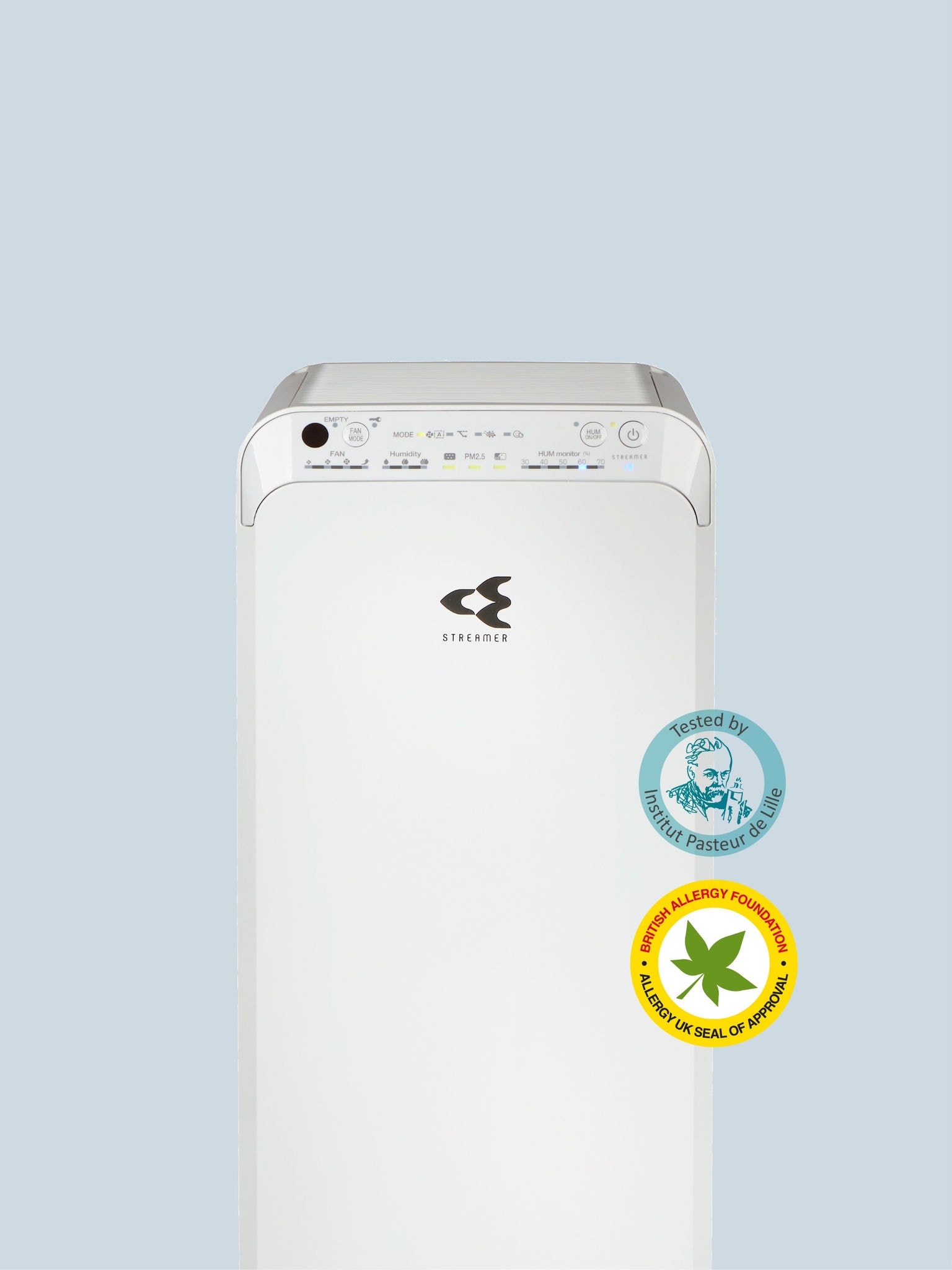 Certified by British Allergy Foundation UK and tested by Institut Pasteur de Lille.