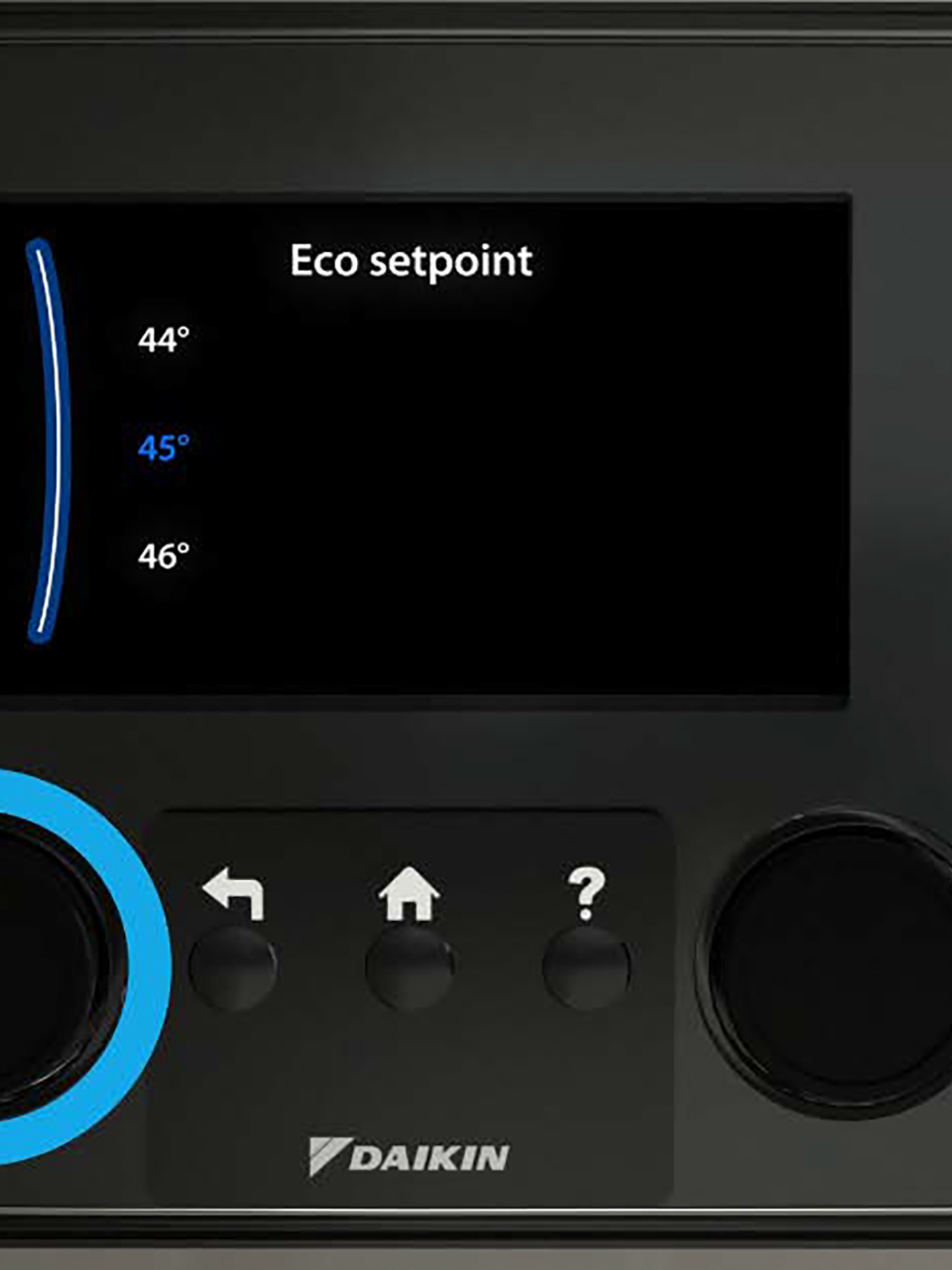 Display eco comfort setpoints