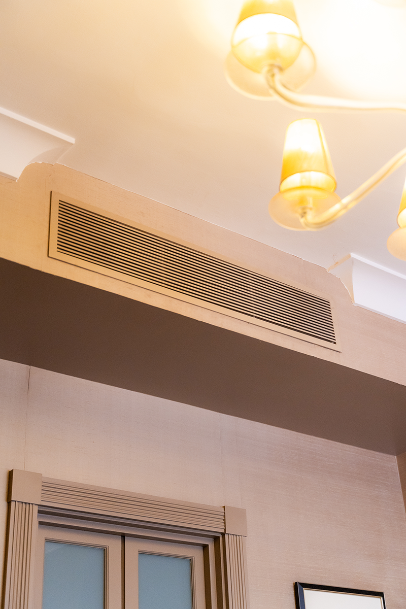 Daikin ducted unit at St James Hotel