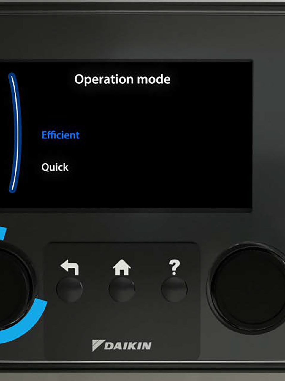 Display of operation mode
