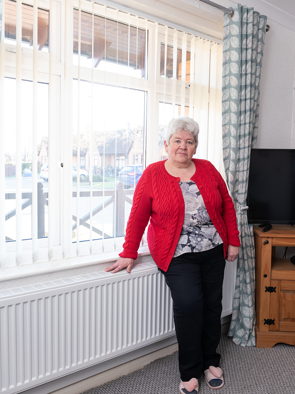 Tenant stadning by radiator