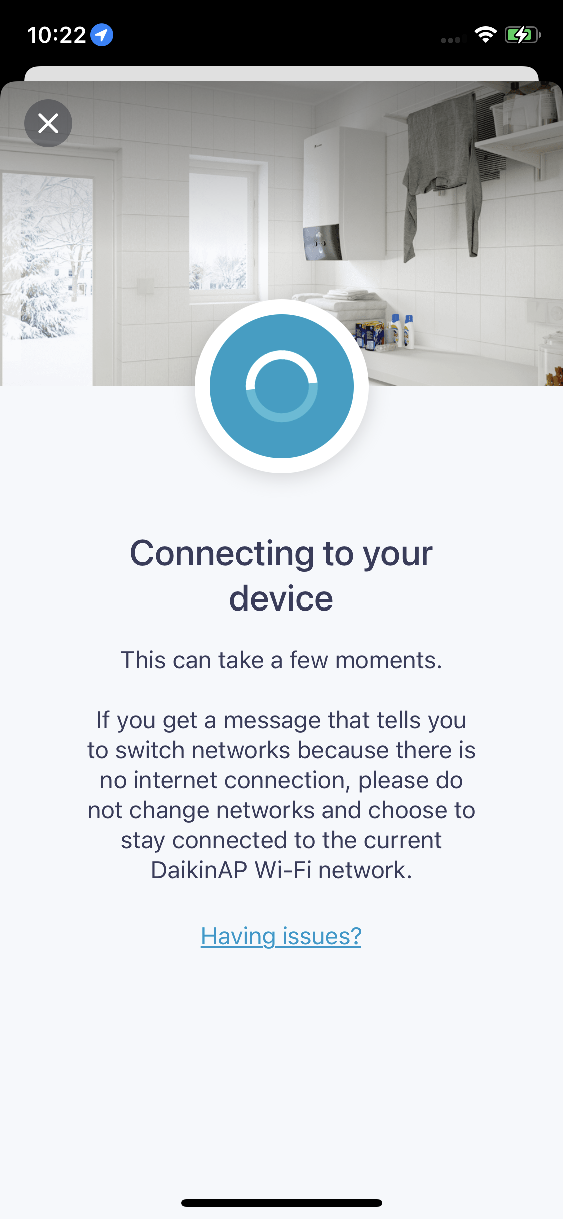 Connecting to device