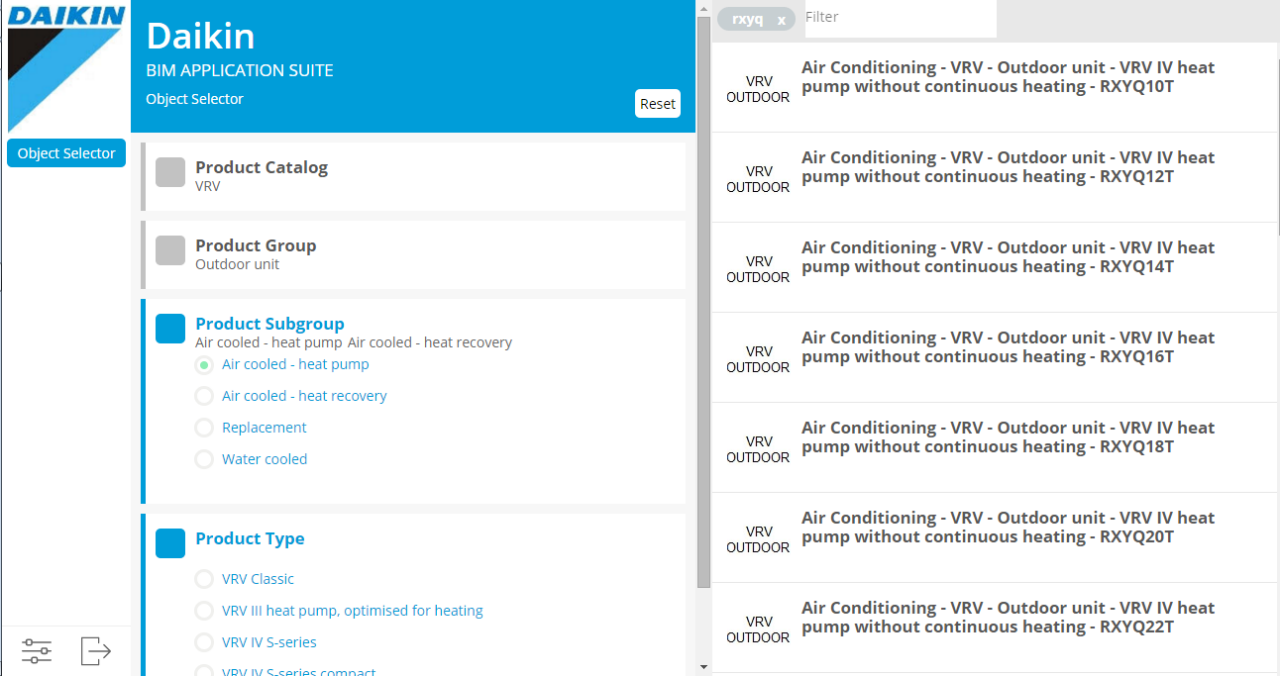 Daikin | BIM application suite